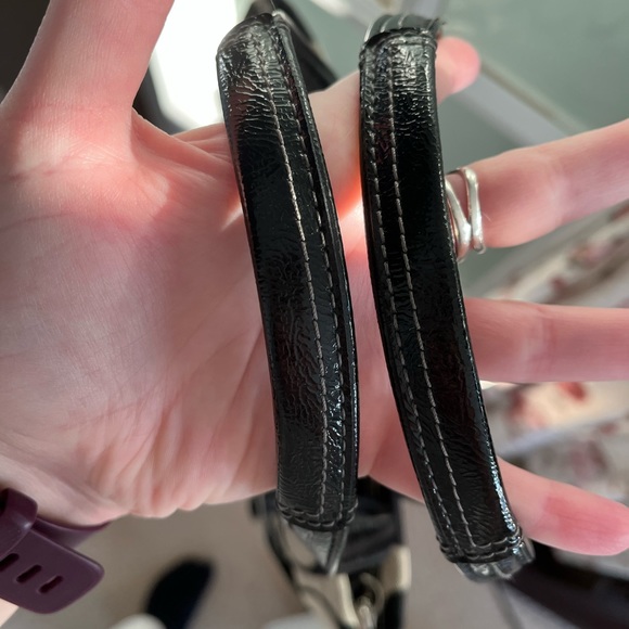 COACH canvas and patent leather shoulder bag hardly used *authentic - Picture 6 of 7